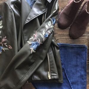 New ($129) Beautiful Faux Leather Jacket